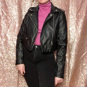 Faux Leather Jacket